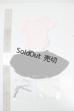 画像2: DD/OF: フリルブラウスセット(黒×ピンク) A-26-03-11-350-NY-ZA