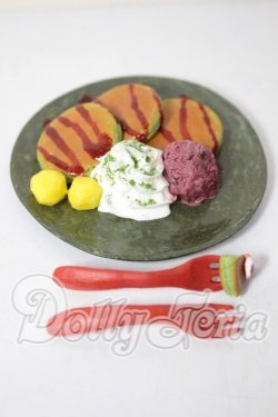 画像1: MDD/抹茶パンケーキセット A-26-03-11-381-NY-ZA