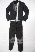 SD17B/BLACKドットシャツ＆ジャケットセット A-26-03-25-338-NY-ZA