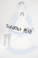40ｃｍ/Delia　不思議の国のアリスver.　コラボ衣装　JadeShine様 A-26-05-12-219-NY-ZA