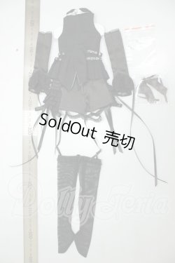 画像2: MDD/惑星の服：解構ブラック&ホワイト　Bセット　パンツ A-26-06-08-221-NY-ZA