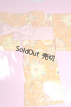 画像2: リカちゃん/浴衣　2015年浴衣丸栄催事用　YC-1522008　花火柄　オレンジ A-26-06-29-087-NY-ZA