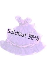 リカちゃん/3段オーガンジードレス紫 A-26-07-14-021-NY-ZA