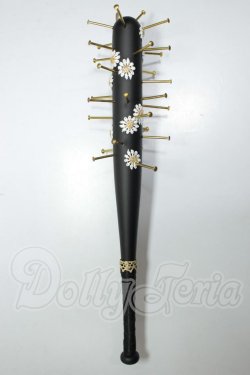 画像1: DD/24cm・大人のフローラル釘バット　らめび様製 A-26-06-22-391-NY-ZA