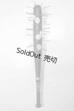 画像1: DD/24cm・大人のフローラル釘バット　らめび様製 A-26-06-22-391-NY-ZA