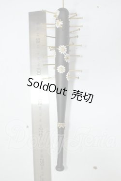 画像2: DD/24cm・大人のフローラル釘バット　らめび様製 A-26-06-22-391-NY-ZA