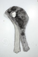 MDD/ねこみみフードマフラー(グレー) A-26-07-27-203-NY-ZA