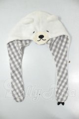 MDD/しろくま しげちゃん☆フードマフラー A-26-07-27-172-NY-ZA