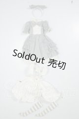 AZONE/23ｃｍ　PN　アリスドレスset(グレー) A-26-08-03-385-NY-ZA