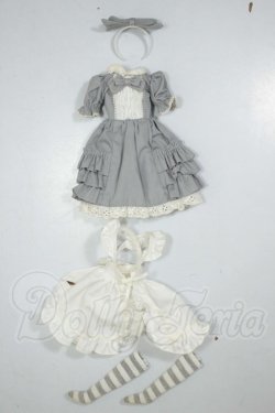 画像1: AZONE/23ｃｍ　PN　アリスドレスset(グレー) A-26-08-03-385-NY-ZA