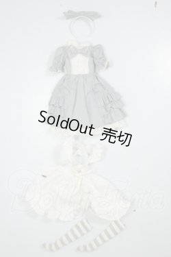 画像1: AZONE/23ｃｍ　PN　アリスドレスset(グレー) A-26-08-03-385-NY-ZA