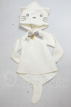 画像1: MDD/OF:白ねこパーカー・ミニ A-26-08-03-115-NY-ZA