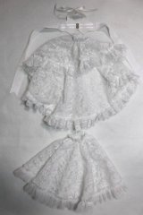 幼SD/総レースドレスセット　3人の魔女様製/1/6　30ｃｍ　BJD　MJD　衣装　ドール用 A-26-08-31-087-NY-ZA