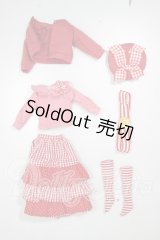 リカちゃん/OF:22cmサイズ　ファッションコレクションDX by赤いカメラ‐3　サッシュ付きドレスセット A-26-08-17-311-NY-ZA