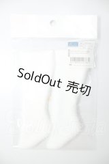 SDM/OF:ふわふわファーソックス(白)・ミニ A-26-08-24-136-NY-ZA
