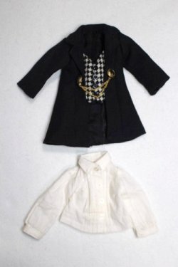 画像1: 幼SD/ジャケット・ブラウス/1/6　30ｃｍ　BJD　MJD　衣装　ドール用 A-26-09-14-033-NY-ZA