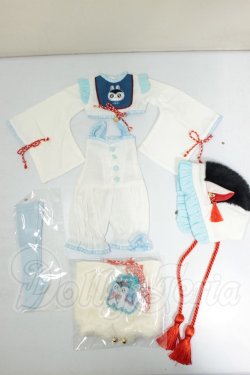 画像1: MDD/ベビー犬張り子 白　Garcon Eden（ショウネンエデン）様製 A-26-08-31-316-NY-ZA