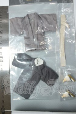 画像2: ねんどろいどどーる/OF:おようふくセット　着物　Boy（グレー） A-26-09-07-134-NY-ZA