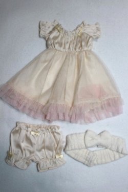 画像1: MSD/OF ガーリールームウェアセット(イエロー)・ミニ/1/4　40ｃｍ　BJD　MJD　衣装　ドール用 A-26-09-21-005-NY-ZA