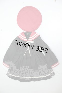 画像1: SDM/ブラックセーラーワンピース（紅）　Amors & Amors Dolly製 A-26-09-14-157-NY-ZA