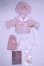画像1: 幼SD/ふわふわセーラーセット-ピンク×ホワイト/1/6　30ｃｍ　BJD　MJD　衣装　ドール用 A-26-10-12-032-NY-ZA (1)