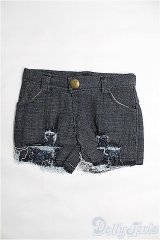 SD13GIRL/OF：ショートダメージデニムパンツ I-25-04-06-2048-KN-ZI