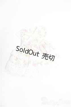 画像1: 1/12ドール/OF 胸リボン花柄ワンピース/ I-25-11-30-341-TO-ZI