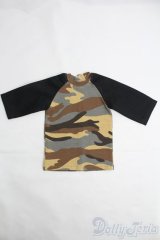 SD13BOY/OF：メッシュ袖切り替え迷彩カットソー I-25-04-20-3047-KN-ZI