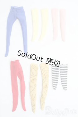 画像1: 1/6ドール/ソックス＆タイツ5点 I-25-05-25-2129-TO-ZI