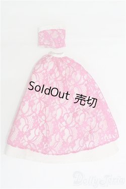 画像1: （27ｃｍ）1/6ドール/OFピンクレース衣装/0 I-25-08-10-038-KD-ZI