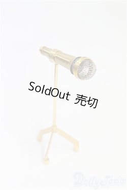 画像1: 1/12ドール/金属製スタンドマイク/ I-25-10-05-230-TO-ZI