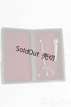 画像3: 1/12ドール/金属製スタンドマイク/ I-25-10-05-230-TO-ZI