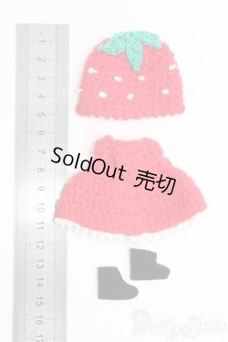 画像2: 1/12ドール/OF ワンピースセット(いちご)/ I-25-11-30-348-TO-ZI