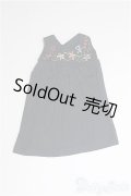【SALE】22〜24cmドール/OF：ディーラー製刺繍ワンピース I-24-12-22-2157-TO-ZI