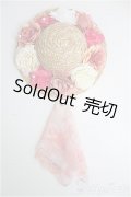 【SALE】DD&ＭDD/OF:フラワーカンカン帽 I-24-11-17-1123-KN-ZI