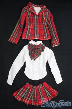 画像1: DD/OF:ディーラー製チェック制服風衣装セット I-25-06-08-3066-KN-ZI