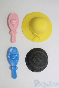 【SALE】リカちゃん/帽子+櫛2点セット(キャッスル) I-25-01-12-3173-TO-ZI
