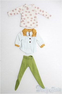 画像1: 1/6(22cm)ドール/OF 衣装3点セット I-25-02-09-2123-GN-ZI