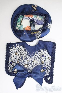 画像2: 【SALE】60cmドール/OF:ベレー帽+つけ襟セット:angeldear様製 I-25-01-12-3190-TO-ZI
