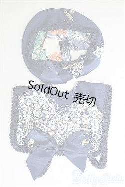 画像2: 60cmドール/OF:ベレー帽+つけ襟セット:angeldear様製 I-25-01-12-3190-TO-ZI