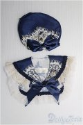 【SALE】60cmドール/OF:ベレー帽+つけ襟セット:angeldear様製 I-24-12-29-3067-TO-ZI