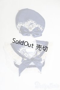 60cmドール/OF:ベレー帽+つけ襟セット:angeldear様製/0 I-25-07-06-3084-TO-ZI