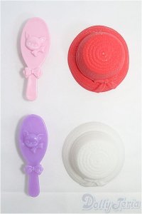【SALE】リカちゃん/帽子+櫛2点セット(キャッスル) I-25-02-16-2081-TO-ZI