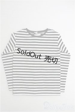 画像1: SD13BOY/OF ストライプロンTee I-25-02-09-3034-TO-ZI