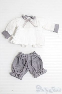 画像1: オビツ11/OF セット チュニックブラウス+パンツ I-25-01-26-2145-YB-ZI