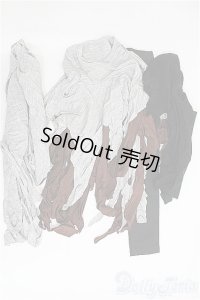 60-65cm/OF セット 切りっぱなしデザイン衣装セット I-25-03-02-2087-YB-ZI