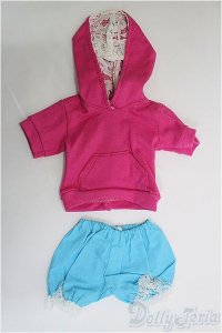 【SALE】SD/OF バラセット フードパーカ+ドロワーズパンツ I-25-02-16-3042-YB-ZI