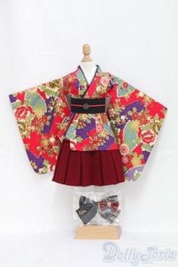 画像1: SD DD/OF 紅色小町(ボークス)着物ドレス I-25-04-13-1058-YB-ZI