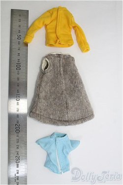 画像2: 1/6(27cm)ドール/OF 衣装2点セット/ I-25-08-03-300-TO-ZI