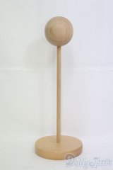 8-9inch/ウィッグスタンド 木製 I-25-05-11-1069-YB-ZI